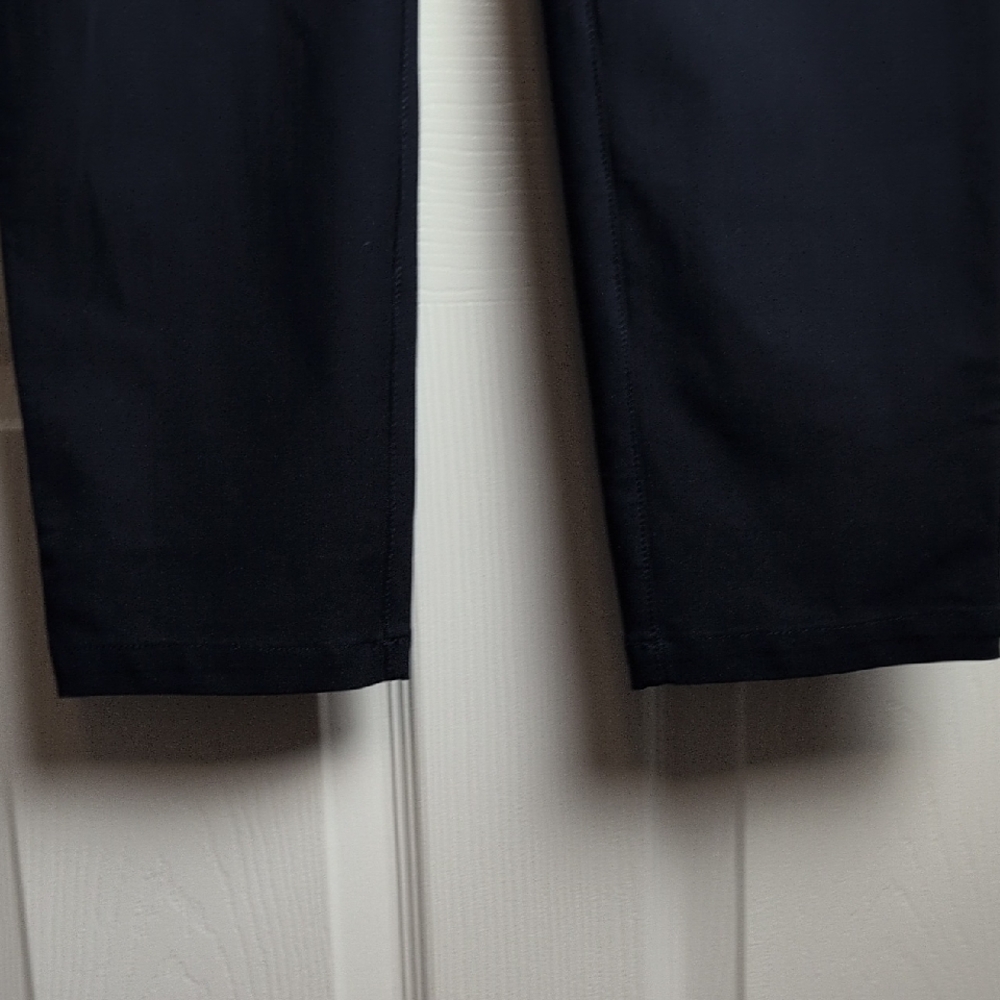 Lululemon Navy Straight Leg City Sleek 5 Pocket Wide-Leg Pant sz 6 fits like a 4 - Picture 7 of 13